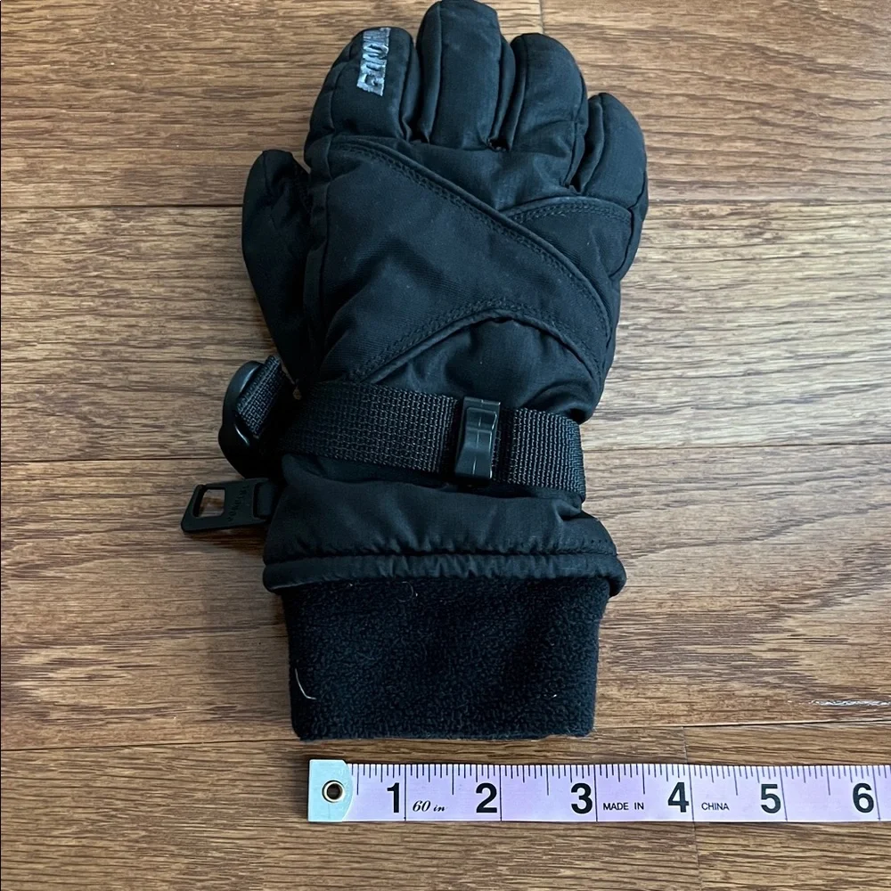Gordini Black Kids Mittens